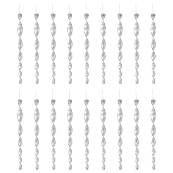 

BEAU-18 Pcs Bird Repellent Rods, Reflective Bird Deterrent Rods, Bird Deterrent Rods Reflective Bird