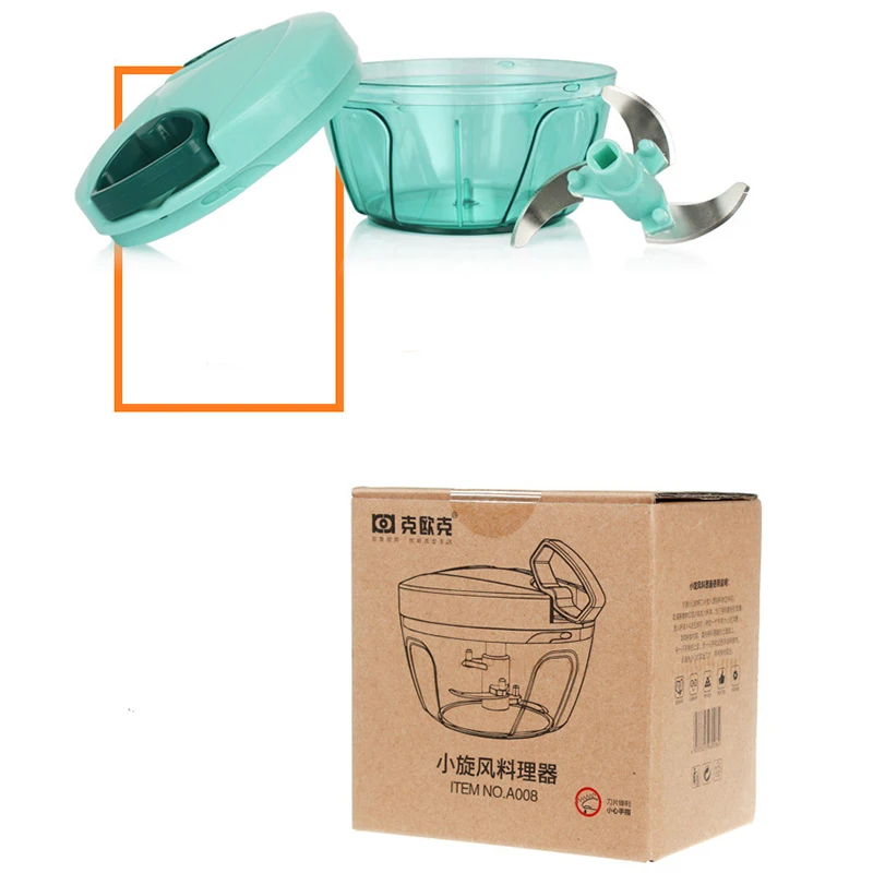 Pull String Handheld Food Processor Manual Vegetable Chopper Fruit Mincer Blender For Vegetables Nuts Onions Garlics Salad