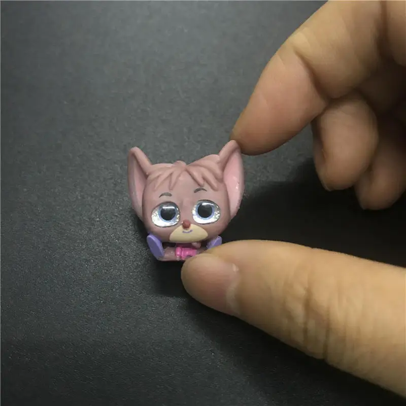 Оригинальная кукла микки Doorables Серия 1 и Серия 2 принцесса кукла stitchs детская игрушка мини размер редкая коллекция - Цвет: Тёмно-синий