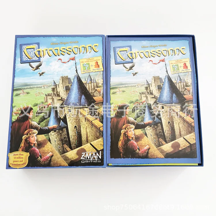 Каркассон Кака классическая настольная игра Kaka City настольная игра английский