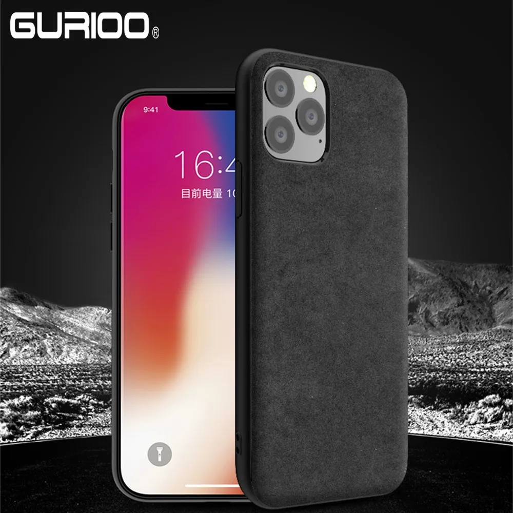 Роскошные замшевые Меховые чехлы для телефонов iPhone 11 Pro Max новинка 2019