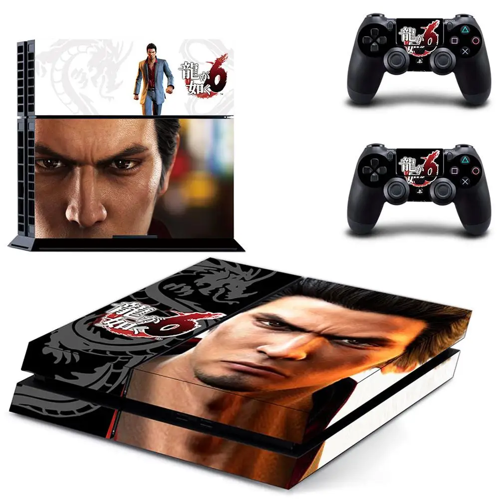 Игра Yakuza Kiwami полное покрытие PS4 наклейка s Play station 4 Кожа Наклейка для playstation 4 PS4 консоль и контроллер скины
