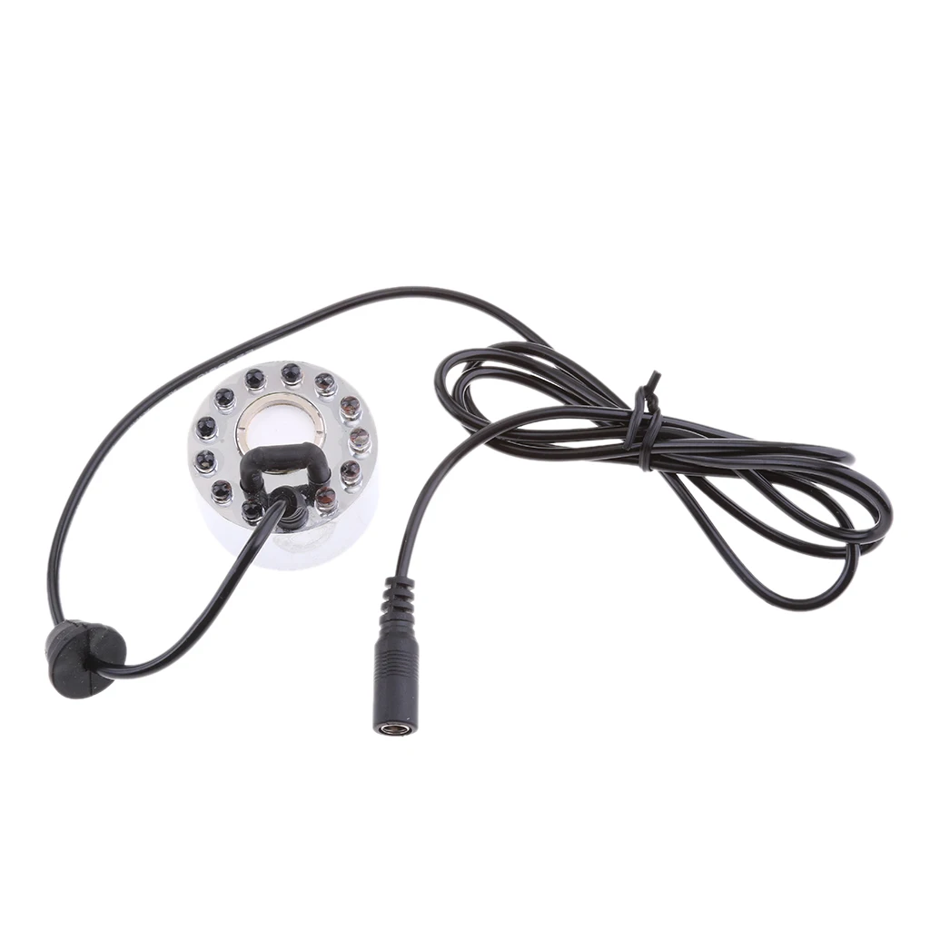 12-LED Mist Maker Fogger Water Fountain Pond Atomizer Air Humidifier-EU Plug