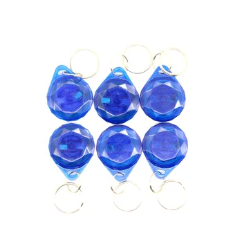 

100pcs T5577 T5200 Transparent Blue Writable Rewritable Keyfobs Key Ring 125KHZ RFID Access Control Card Fast Shipping