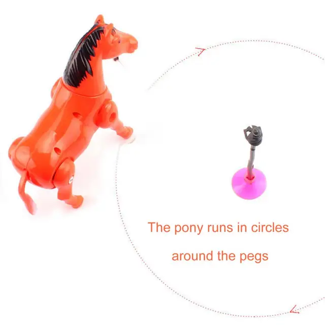 Electric Horse Toy Install Easily Multipurpose Playing Hand-brain Collaboration Electric Horse Toy With Light Sound Toy for Kids 5