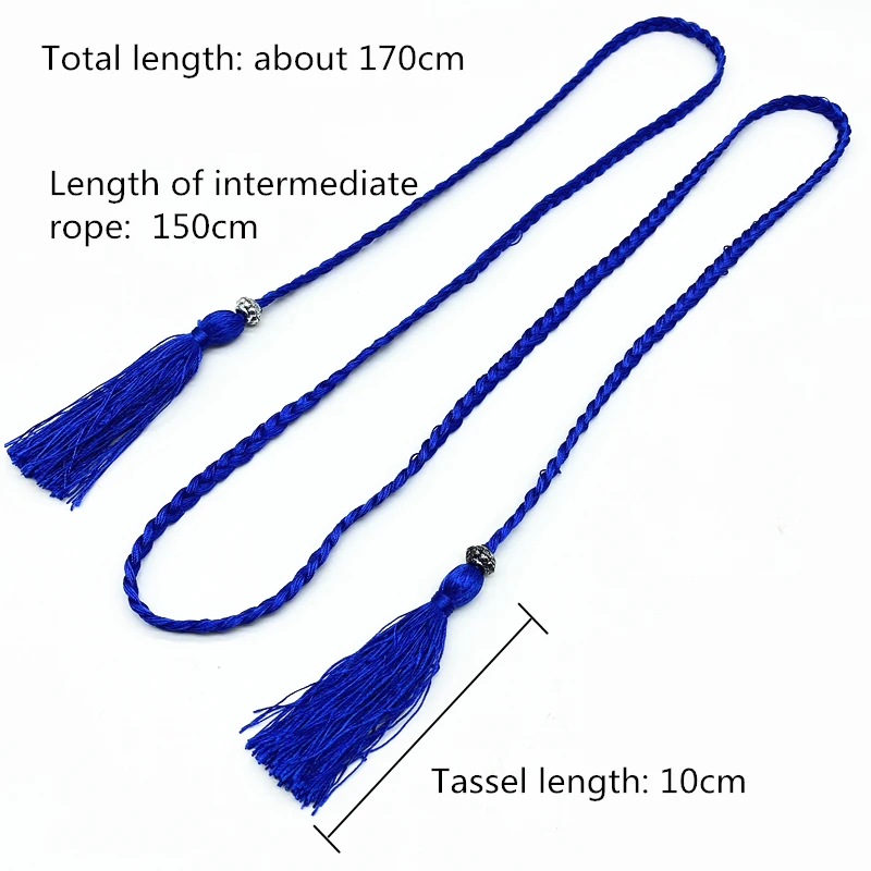 1pcs 170cm Double Head Tassels Hanging Spike for Sewing Craft Curtain Decoration Home Textile Products Handmade DIY tassel fringe tassel decoration tassel accessories tassel trim mini tassels bookmark tassels silky floss tassels leather tassels fluorescent tassels