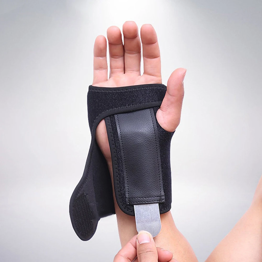 Съемный регулируемый браслет артрит BeltSteel поддержка запястья артрит Sprain Carpal Tunnel шина обертывание протектор