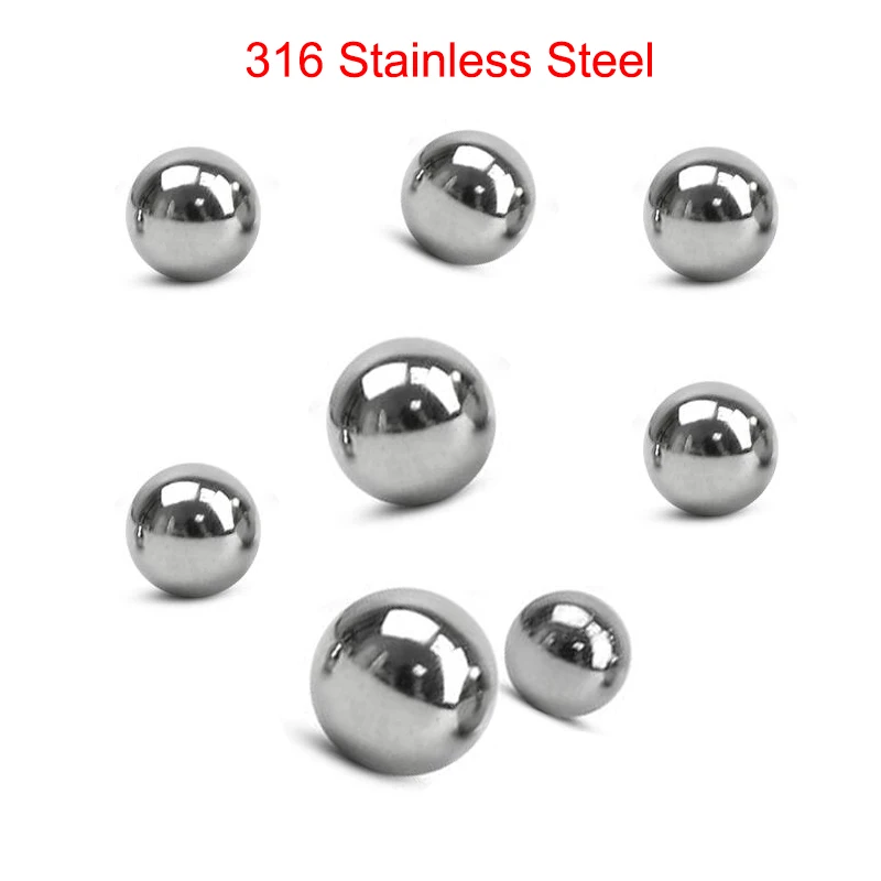 

3.969mm 4mm 4.5mm 4.763mm 4.8mm 5mm 5.5mm 6mm Diameter SUS316 316 Stainless Steel Machine Car Bolt Rod Solid Bearing Ball Bead