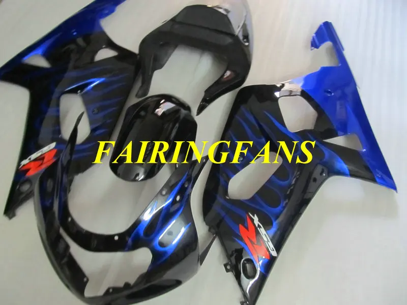 Мотоцикл обтекателя тела для GSXR600 750 K1 01 02 03 GSXR 600 GSXR750 2001 2002 2003 ABS Обтекатели Кузов+ подарки SH77