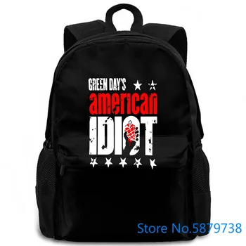 

Green Day Music Band American Idiot Logo Branded women men backpack laptop travel school adult student