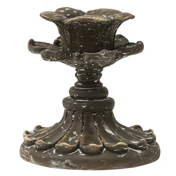 

French Vintage Classical Candlestick European Retro Candle Holders Bar Restaurant Decoration Bougeoir Wedding Centerpieces Gift