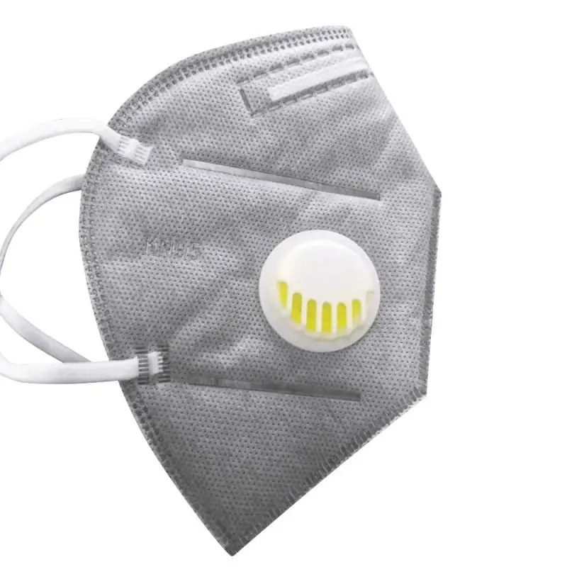 

Reusable KN95 Mask - Valved Face Mask N95 Protection Face Mask Mouth Cover Pm2.5 Dust Masks 6 Layers Filter