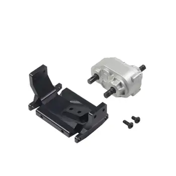 

For SCX10 / D90 1/10 RC Tracked Car RC Metal Transfer Case Metal Gear Box Transfer Case with Stand Power Wheels Gearbox