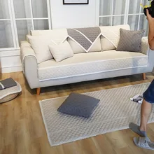 Non-slip льняной ткани мягкие ковры для Спальня гостиных Противоскользящие коврики ковер пол ковер домашний декор