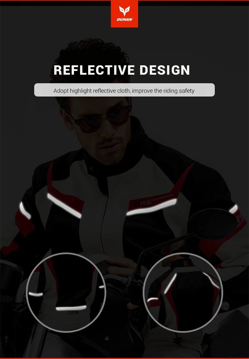 DUHAN мотоциклетная гоночная куртка для мужчин брюки для мотокросса Костюм мото одежда для мотоцикла с CE защитные куртки
