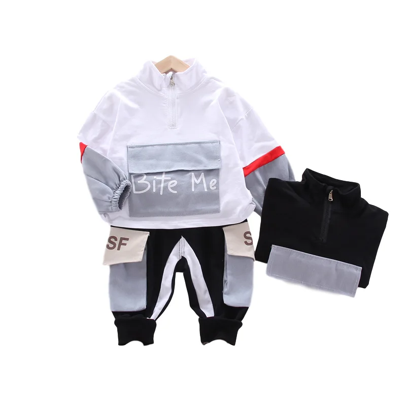 

Children Spring Autumn Clothes Cotton Baby Boys Jacket Pants 2Pcs/sets Infant Out Kid Fashion Toddler Casual Clothing Tracksuits