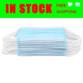 

Face Mouth Anti Mask Disposable Protect 3 Layers Dustproof Earloop Non Woven Masks
