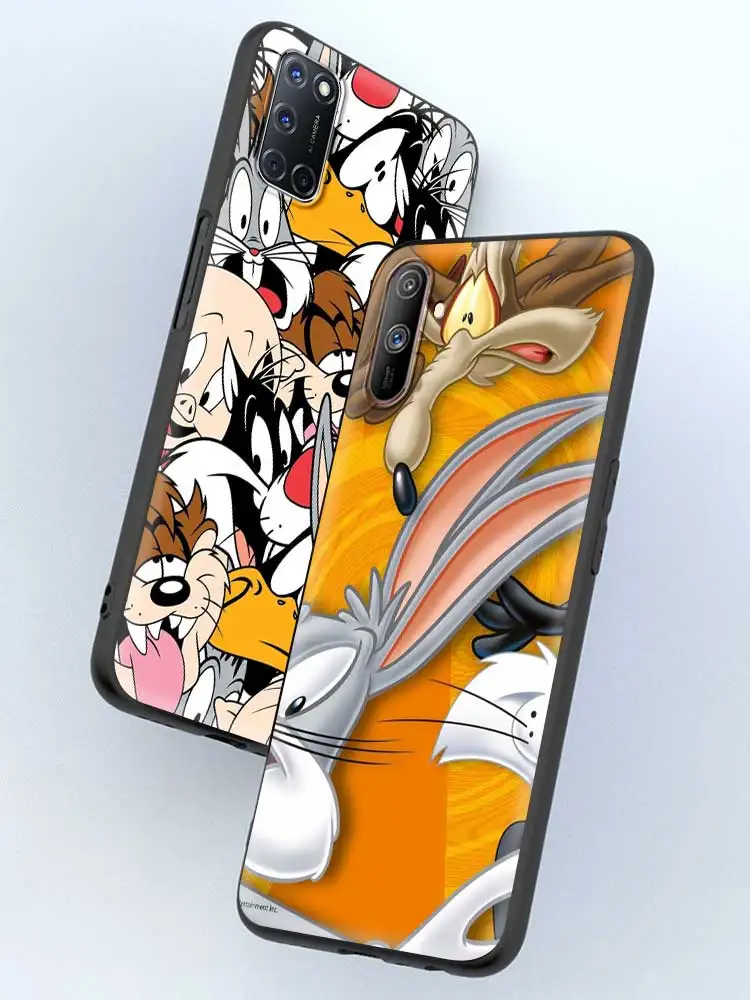 phone case For Redmi Note 9s 7 8t 9 8 10 9a 9c 9t K40 Pro coque Bumper tpu soft material Funny Cartoon Crazy Rabbit