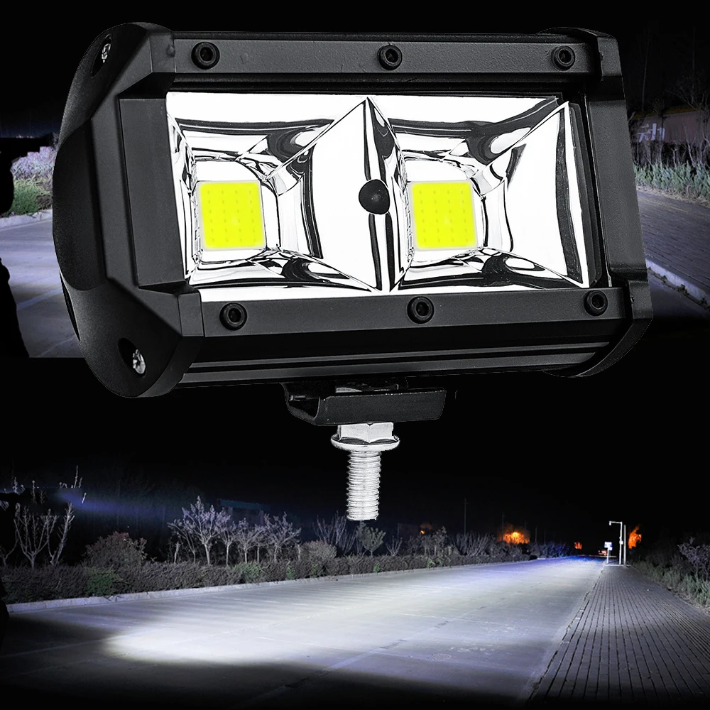 Светодиодный внедорожник ATV Work светильник головной 5 дюйма монолитный блок