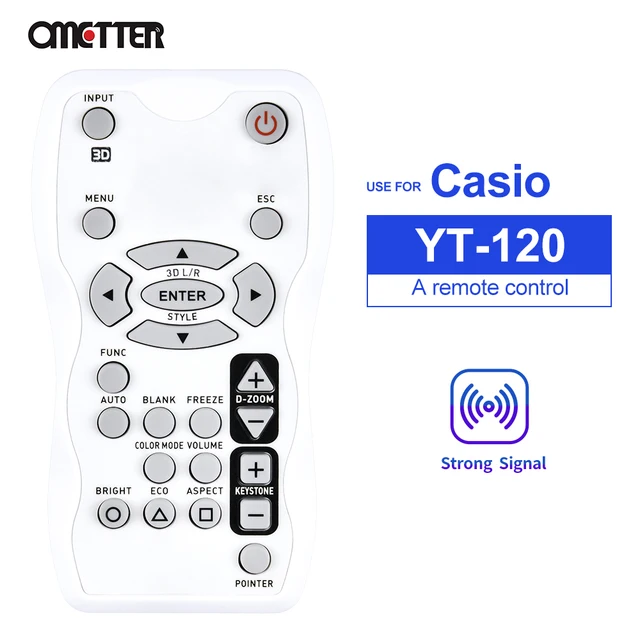 Bakkerij Dwaal duim Casio Remote Control Projector | Casio Yt 150 Projector Remote - New Yt-120  Remote - Aliexpress
