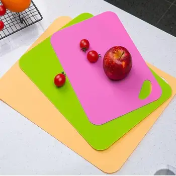 

Plastic Cutting Board Set 3 Pieces of Fruit Board Food Supplement Cutting Board Non-slip Non-mold Home Cutting Board