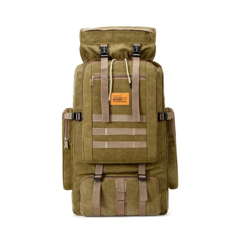 

Large Capacity Backpack Nylon Waterproof Military Military Bag Men Backpack Rucksack for Hike Travel Backpacks