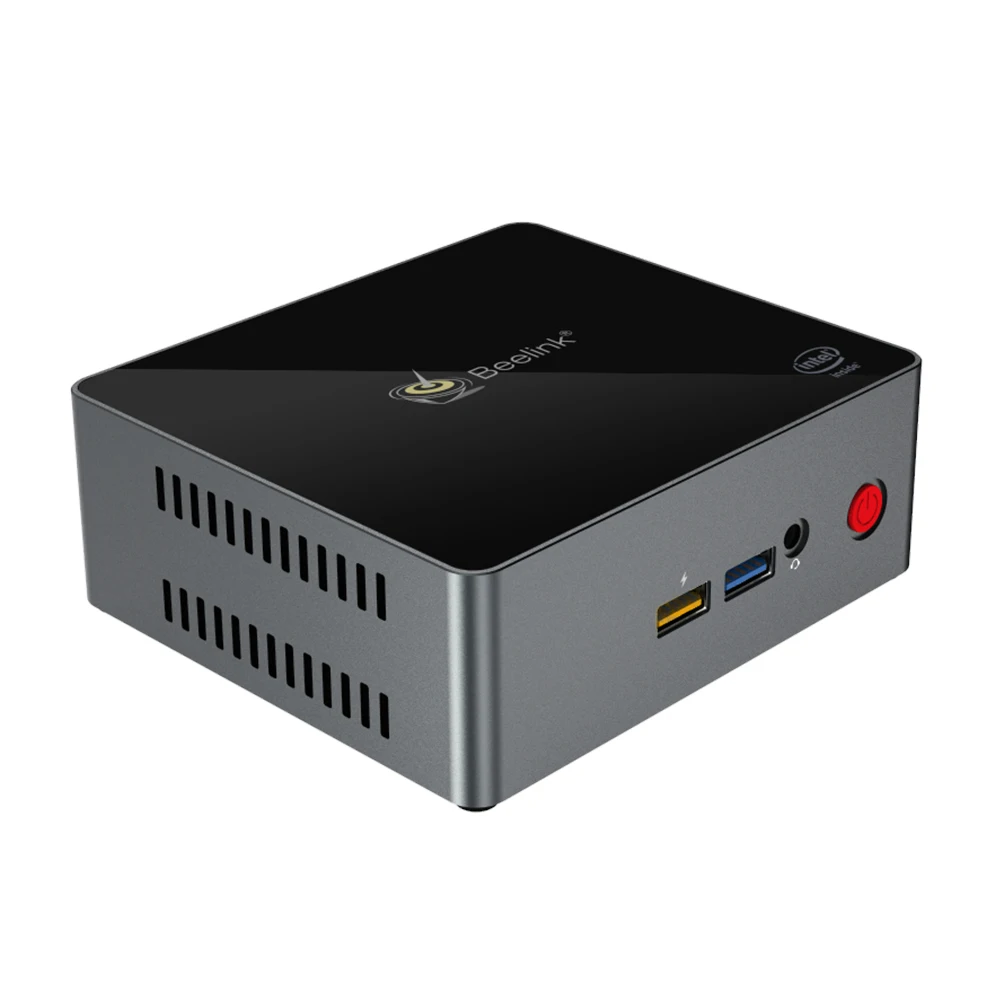 Beelink J45 WIN10 Мини ПК intel Pentium J4205 до 2,6 ГГц 8 ГБ ОЗУ 128 Гб SSD windows 10 компьютер двойной HDMI телеприставка 1000 Мбит/с