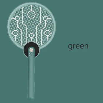 

2020 New Foldable Mosquito Swatter Killer Handheld Racket Insect Fly Bug Wasp Fly Swatter Electric Tennis Bat mosquito swatter