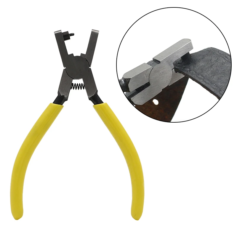 

Universal Hand Leather Strap Watch Band Belt Punching Puncher Leather Punch Tool Hole Punch Pliers Tools 2.0mm Leathercraft