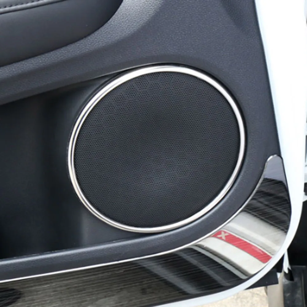 CAR AUDIO SPEAKERS CIRCULAR BEZEL MOLDING GARNISH FOR HONDA HR-V HRV VEZEL 2017 2018 2019 ACCESSORIES | Автомобили и мотоциклы