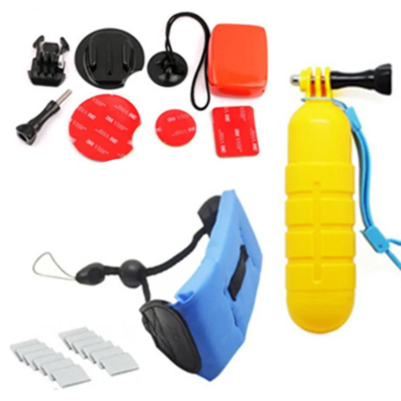 Surf Kit 2 Go Pro крепление для серфинга Вейкборд адаптер для серфинга наклейка для Gopro Hero 8 7 черный Sj4000 Eken Dji Osmo Xiaomi Yi аксессуары для камеры - Цвет: Surf Kit 2