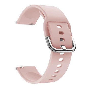 

for Huami amazfit GTS 20mm flat head solid color multicolor silicone strap smart watch starp bracelet Accessories