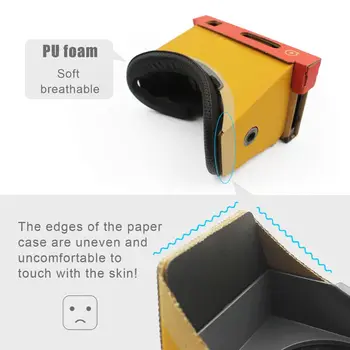 

VR Face PU leather covered mask can be used for N intendo Switch VR Labo headset G92E