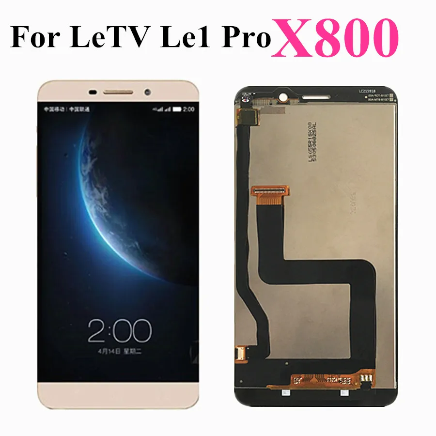 Протестировано 5,5 дюймов для LeTV LeEco Le 1 Pro X800 ЖК-дисплей с сенсорным экраном для LeTV One 1 Pro LeTV X800 ЖК-дигитайзер в сборе