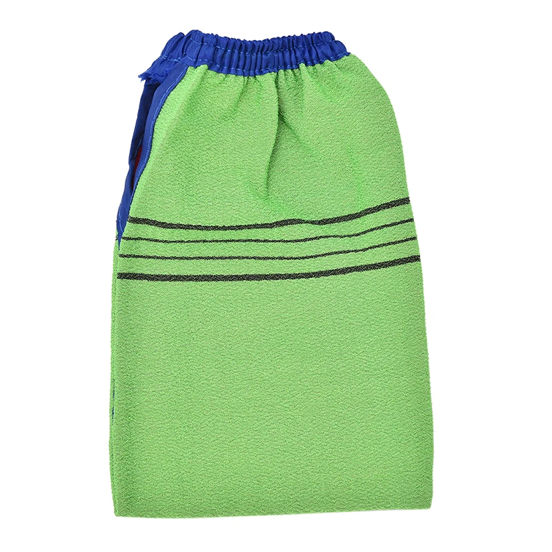 1 PC Shower Spa Exfoliator Two-sided Bath Glove Body Cleaning Scrub Mitt Rub Dead Skin Removal Bathroom Products Random Color