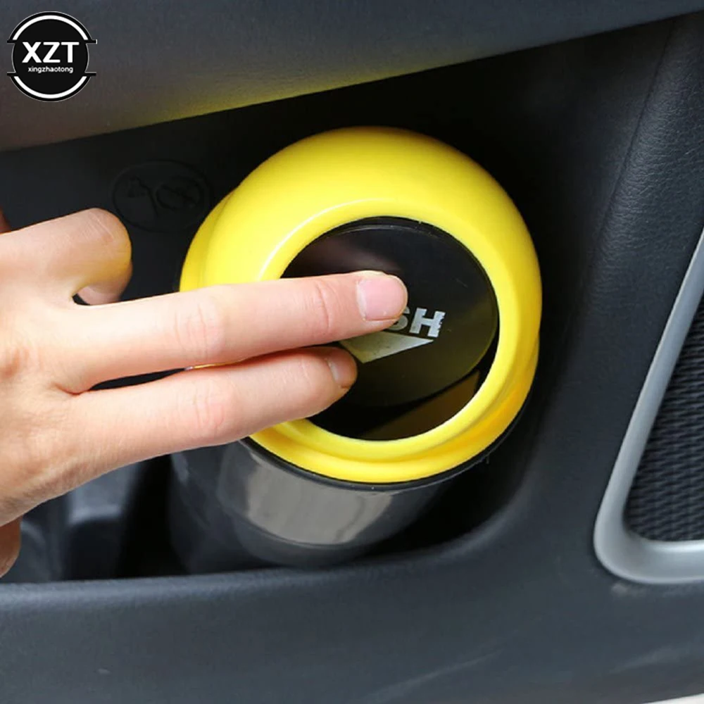 Car Trash Can Organizer Garbage Holder Automobiles Storage Bag Accessories Auto Door Seat Back Visor Trash Bin Paper Dustbin Car Storage Bag Car Trash Can Car Trash Bag