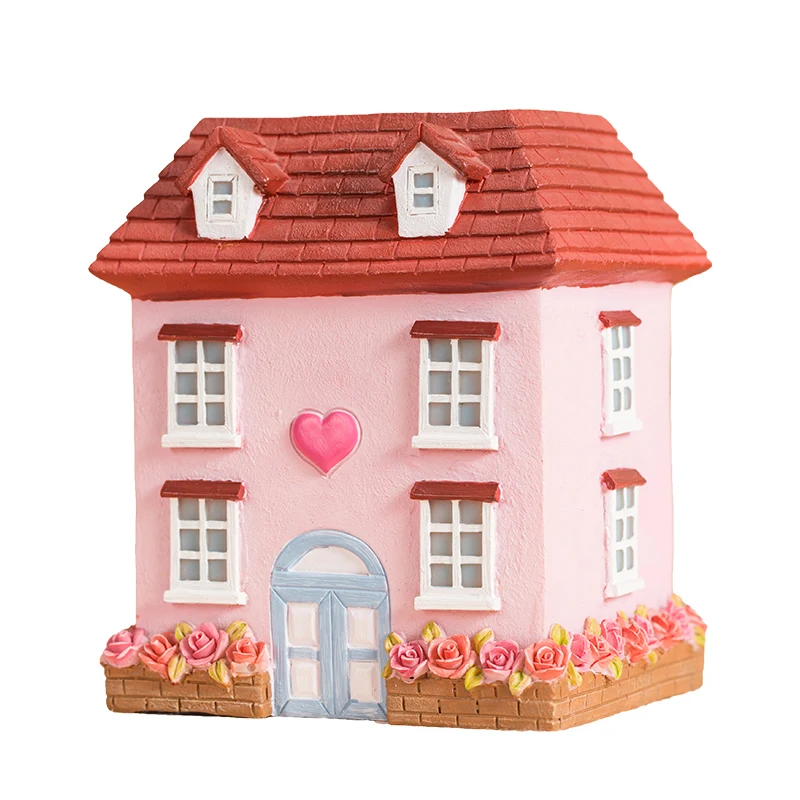13x10x16cm Детская копилка для девочек, креативная мультяшная копилка, милое украшение, сменная чашка, украшение для детской комнаты, рождественский подарок - Цвет: 13x10x16cm