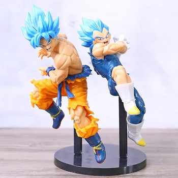 

Banpresto Dragon Ball SUPER TAG Fighters SSGSS Blue Son Goku Vegeta PVC Figure Collectible Model Toy
