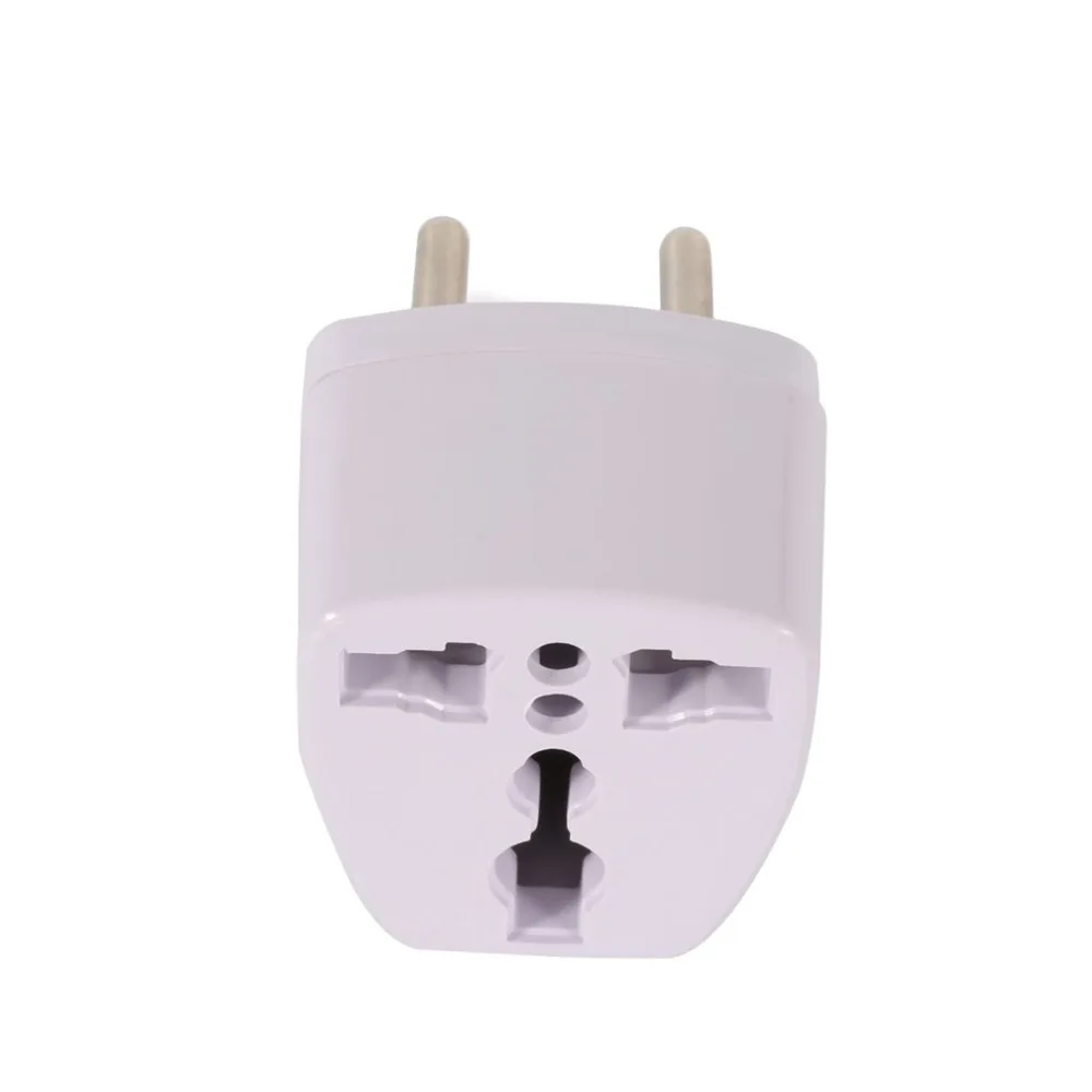 Universal AU UK US to EU AC Power Plug Adapter Adaptor Converter Outlet Home Travel Wall AC Power Charger White