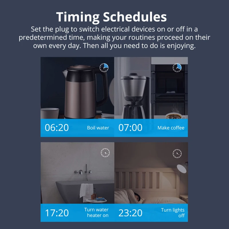 Smart Plug Smart Switch SONOFF S26 R2 plug Wireless Smart Socket WiFi EU/FR Smart Plug eWelink power For Alexa Google yandex alice smartthings