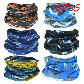 

6PCS Magic Scarf Outdoor Headwear Bandana Sport Tube UV Workout Hiking Foulard scarf Riding Protective Handkerchief бандана NEW