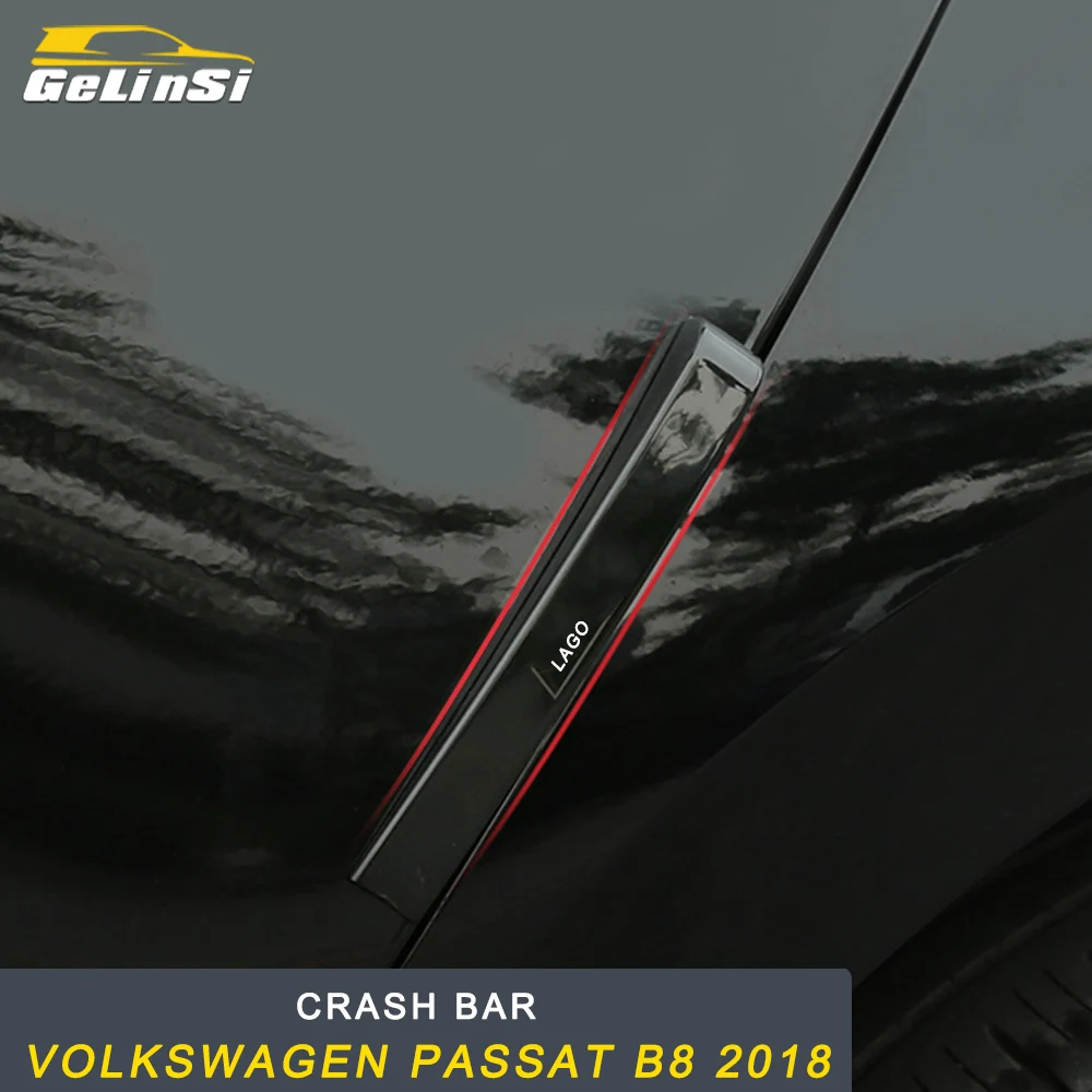 

GELINSI Door Scratch Protector Edge Guard Cover Crash Bar Anti Collision Bumper Sticker Strip For Volkswagen Passat B8 2018 Car