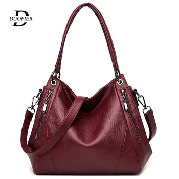 

Crossbody Bags for Women Soft Leather Luxury Handbags Women Bags Designer Female Shoulder Messenger Bag Totes Top-handle Bag Sac