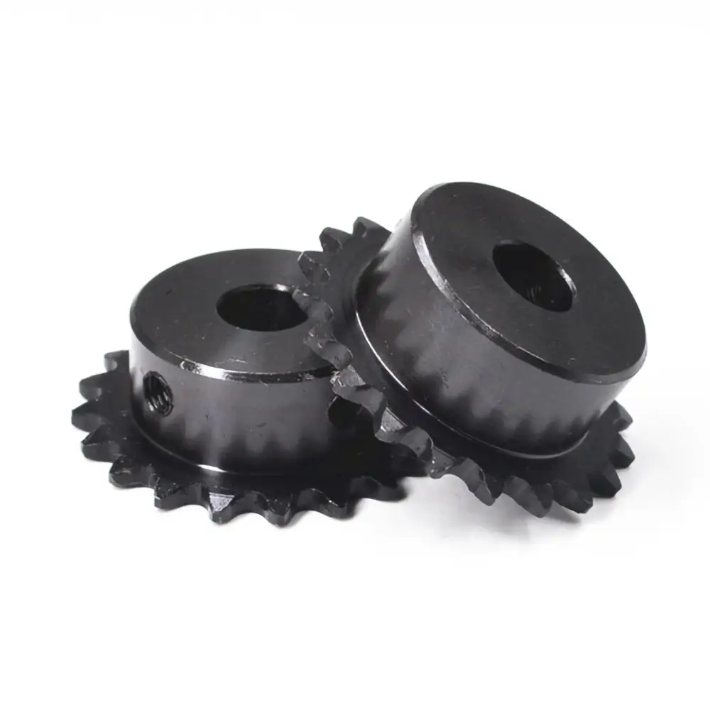 1Pcs 04C Chain Gear 45# Steel 9-24 Tooth 5mm-18mm Bore Industrial Sprocket Wheel Motor Chain Drive Sprocket