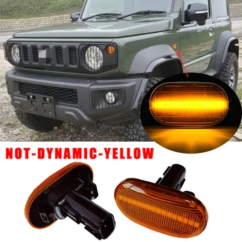 

Car LED Side Marker Turn Signal Light For Suzuki Jimny JB64W 2018/07-up 2835 SMD LED Bright Amber Lighting Car Side Maker Lights