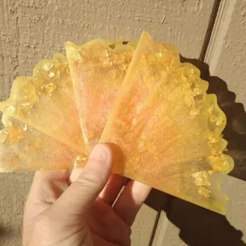 

Crystal Epoxy Resin Mold Coaster Cup Mat Casting Silicone Mould DIY Making Tool