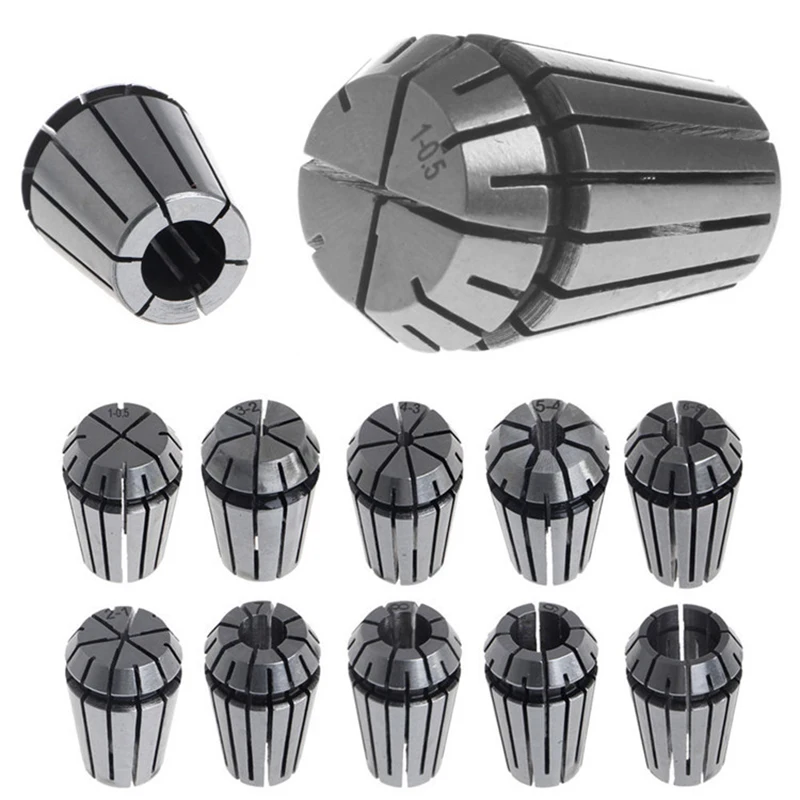 1pcs ER16 1-10MM  1 2 3 4 5 6 7 8 9 10Spring Collet Set For CNC Engraving Machine Lathe Mill Tool