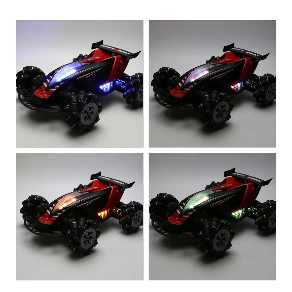 Z108 2,4 GHz 1/10 RC автомобиль дрейф автомобиль 360 градусов спиннинг трюк 20 км/ч Mecanum Omni колесо внедорожный автомобиль с светильник и музыкой