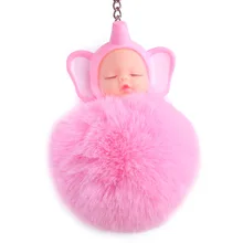 Стиль мягкая игрушка слон брелок с ушками из искусственного плюша сон Менг Сумочка Куклы подвеска импортные товары