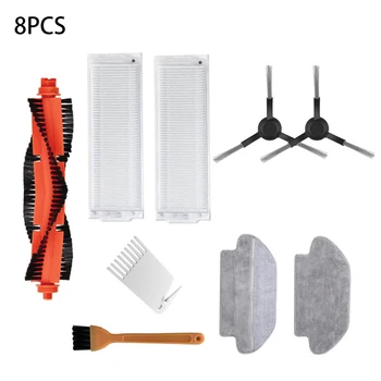 

8pcs Centre Brush Filter Kit For Xiaomi Mijia Mi Robot Mop Pro STYTJ02YM For Viomi V2 P V-RVCLM21B Vacuum Cleaner Parts